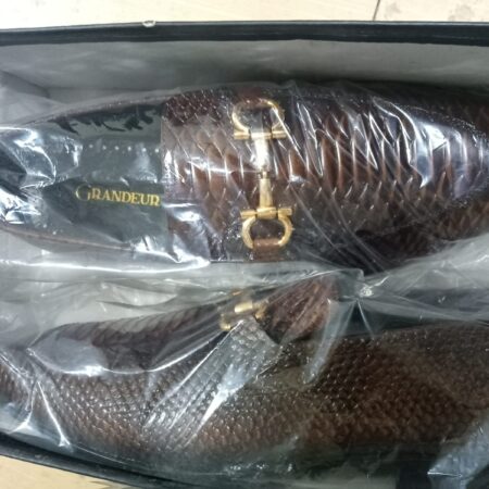 Crocodile Shoe Brown