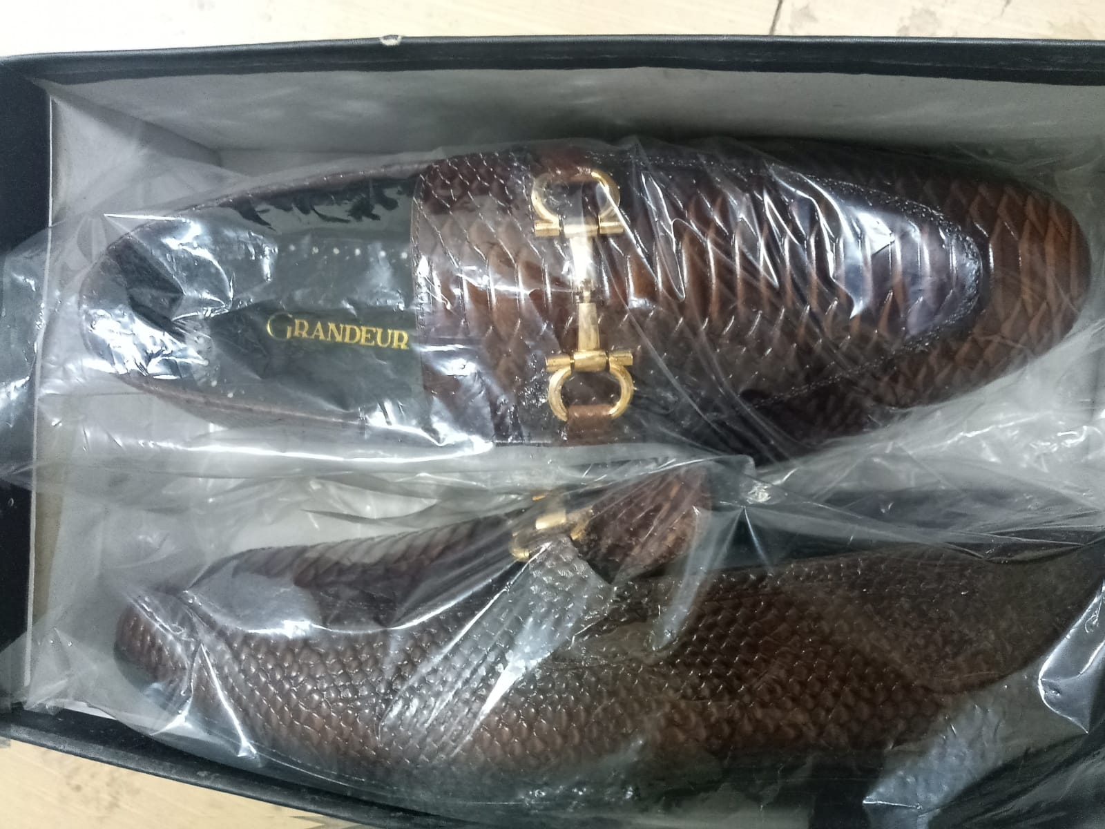 Crocodile Shoe Brown