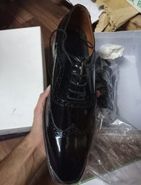 Full brouge black patent