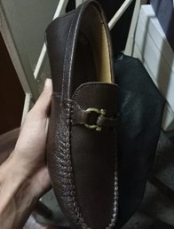 Brown Loafer rubber sole