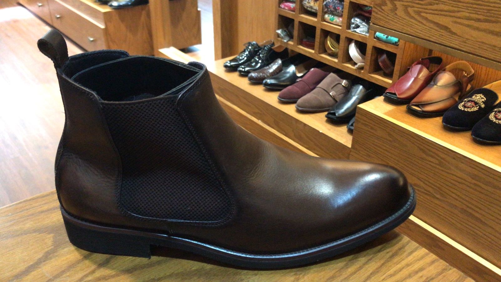 Chelsea Boot Rubber Sole Brown