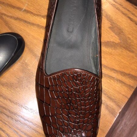 Sabi Sashi Crocodile Pattern Brown