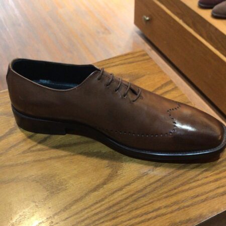 whole Cut Brouge Punch Shoe Brown