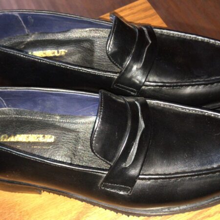 Penny Loafers Rubber Sole Black