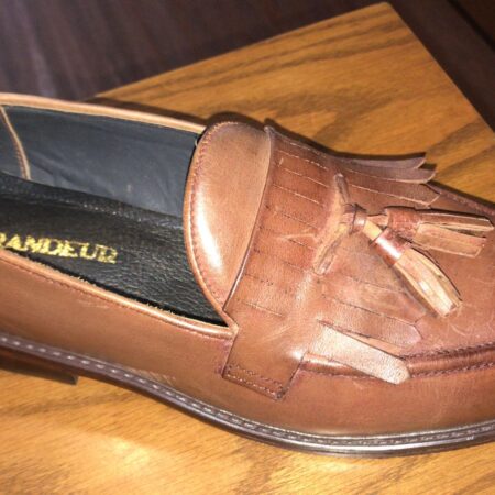 Elegant Tassels Loafers Brown