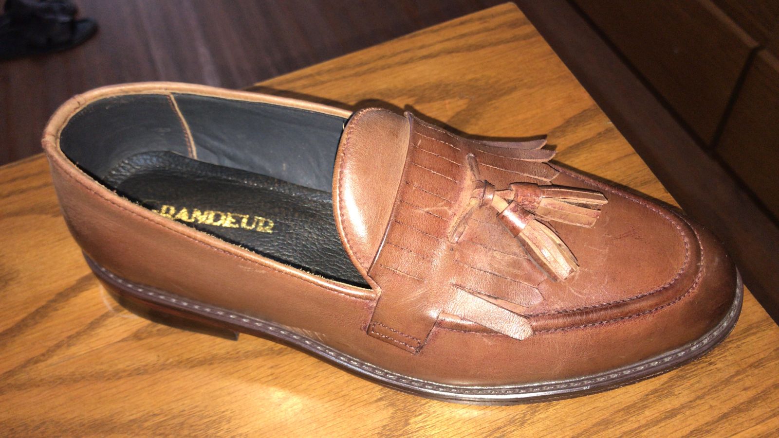 Elegant Tassels Loafers Brown
