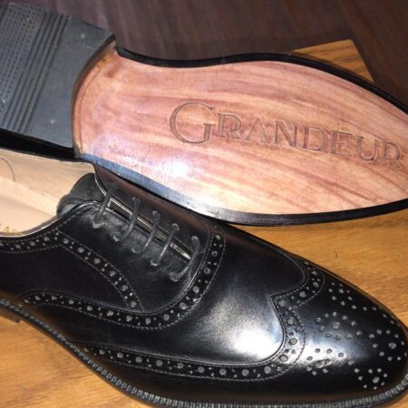 Full Brouge Oxford Wing Tip Black