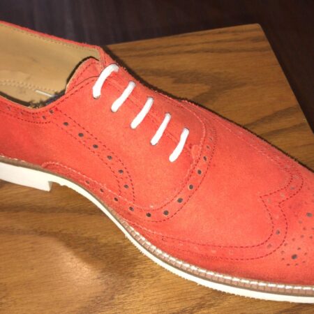 Oxford Suede Red Rubber Sole