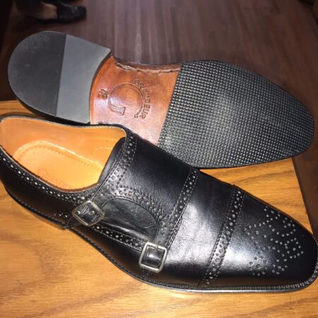 Double Monk Strap Cap Toe T Furma Brouge
