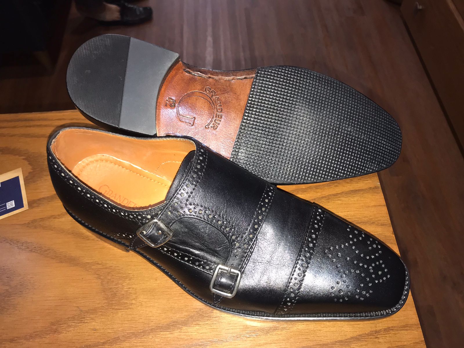 Double Monk Strap Cap Toe T Furma Brouge