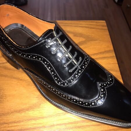 Patnet Oxford Wing Tip Brouge Black