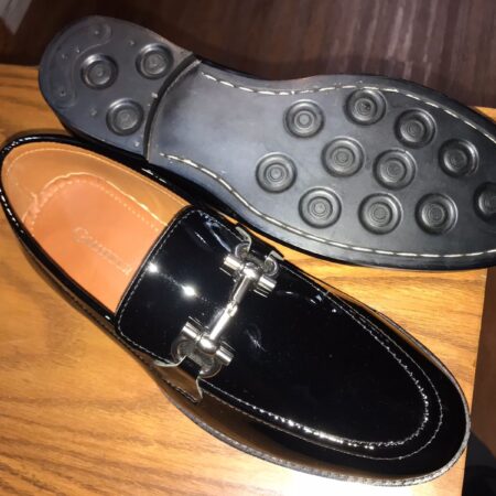 ferragamo loafers Rubber Sole Black