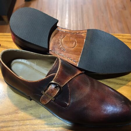 Single Monk Strap Round Toe
