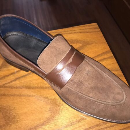 Penny loafer Suede Camel Color